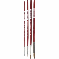 Akvarellpenslar set 4-p