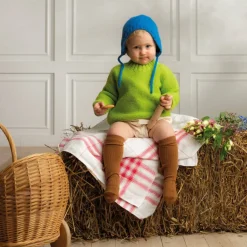 Astrid Lindgren garn solid, vit