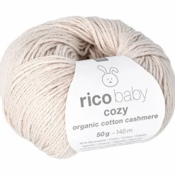 Baby cozy organic cotton cashmere, Taupe