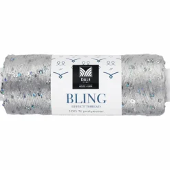 Bling effekttråd, offwhite