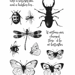 Clear Stamps, bugs&butterflies