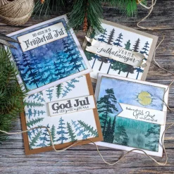 Clear stamps, God jul