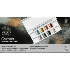 Cotman metallic pocket set