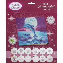 Crystal Card Kit Dolphins