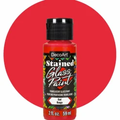 Deco Art Stained glass paint, Red