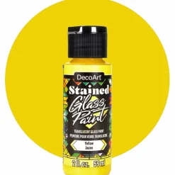 Deco Art Stained glass paint, Yellow