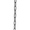Dekorkedja 21x9 mm 2,5 m, svartförzinkad