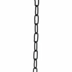 Dekorkedja 21x9 mm 2,5 m, svartförzinkad
