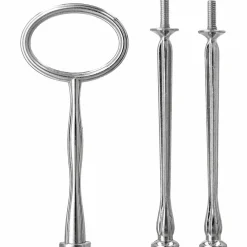 3-dels Kakfatshandtag, silver