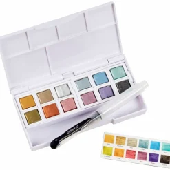 Derwent Metallic Paint Pan, 12 st
