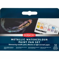 Derwent Metallic Paint Pan, 12 st