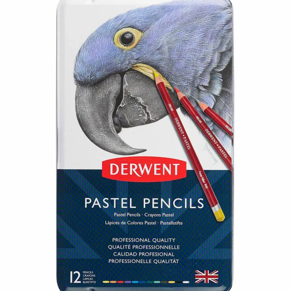 Derwent Pastel Pencils, 12 st
