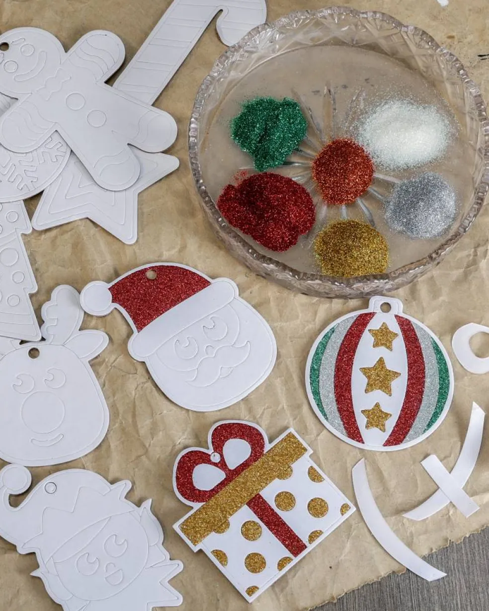 DIY Glitterstickers