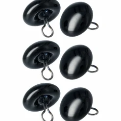 Djurögon 12 mm 3 par, svart