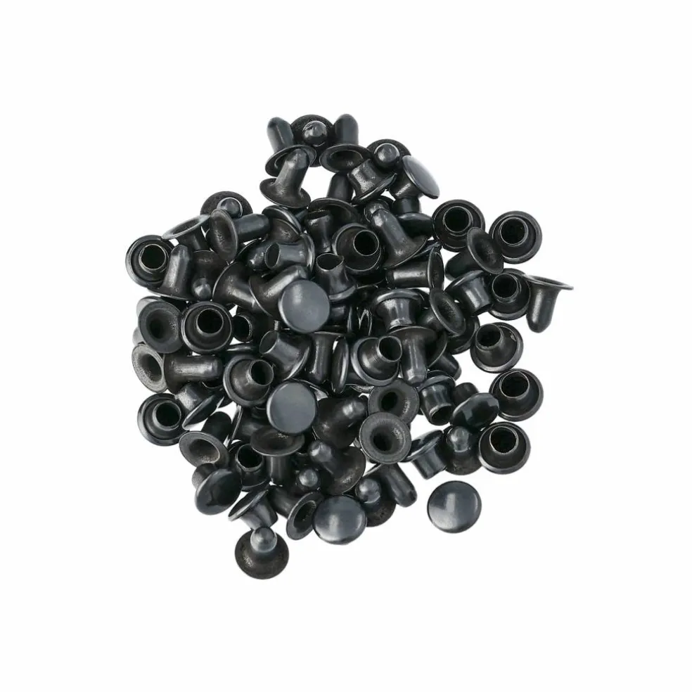 Dubbelnit 7x5 mm 50 st, nickelfärgad