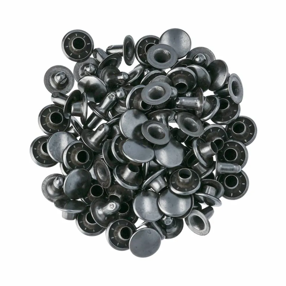 Dubbelnit 10,5x10 mm 50 st, nickelfärgad