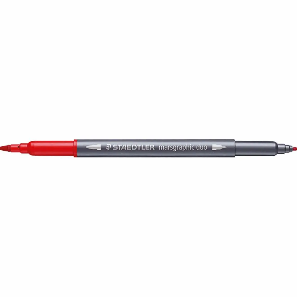 Fiberspetspenna Marsgraphic Duo, 18 st
