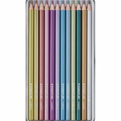 Färgpennor metallic, 12 st