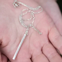 Fyrkanttråd silver, 2,5 mm