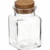 Glasburk med kork, 150 ml