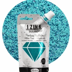 Glitterfärg, rosa