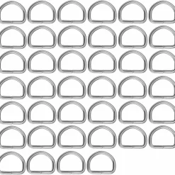 Halvrund ring 40 st, Ø 20x15 mm