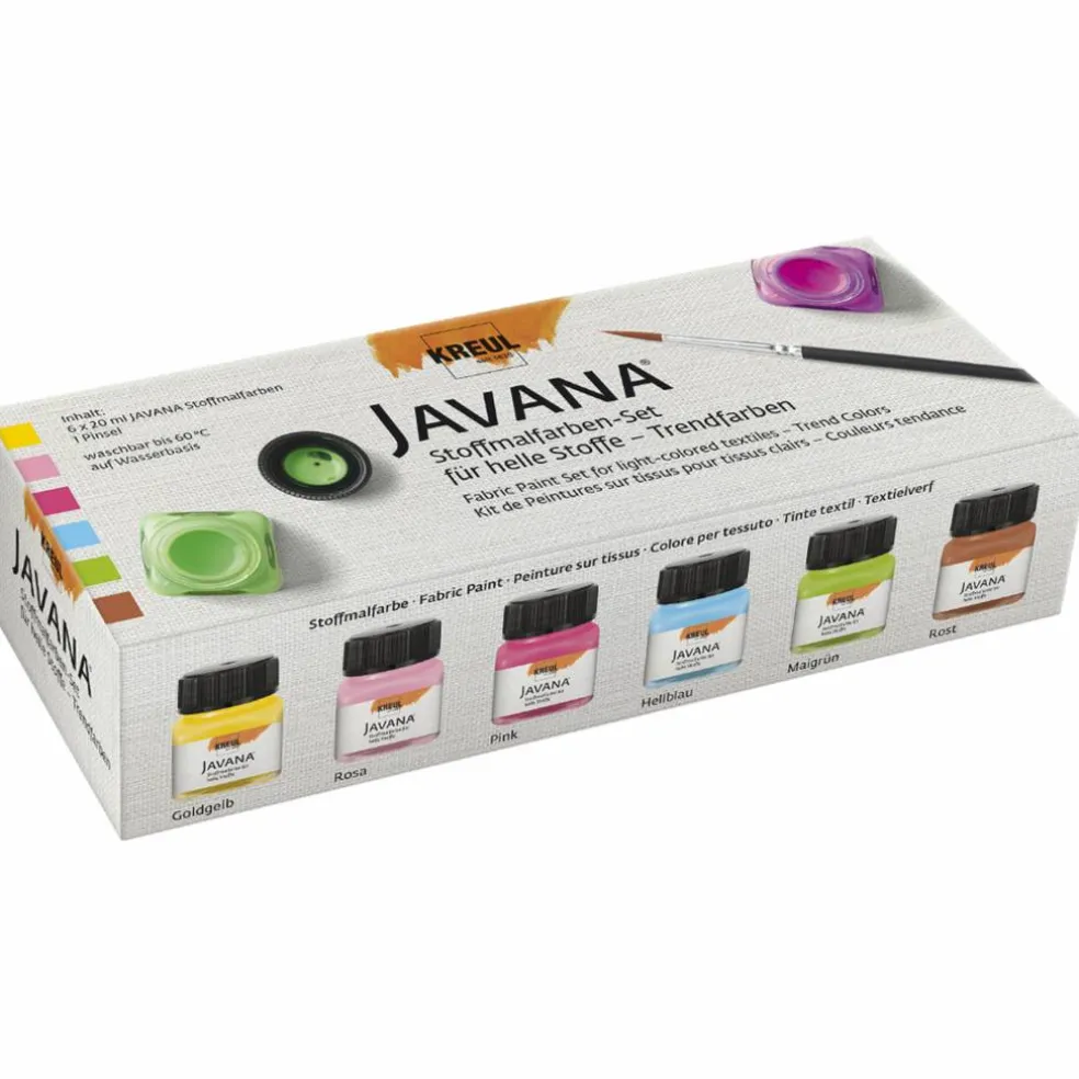 Javana tygfärg pastell