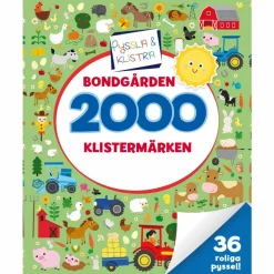 2000 klistermärken Bondgården