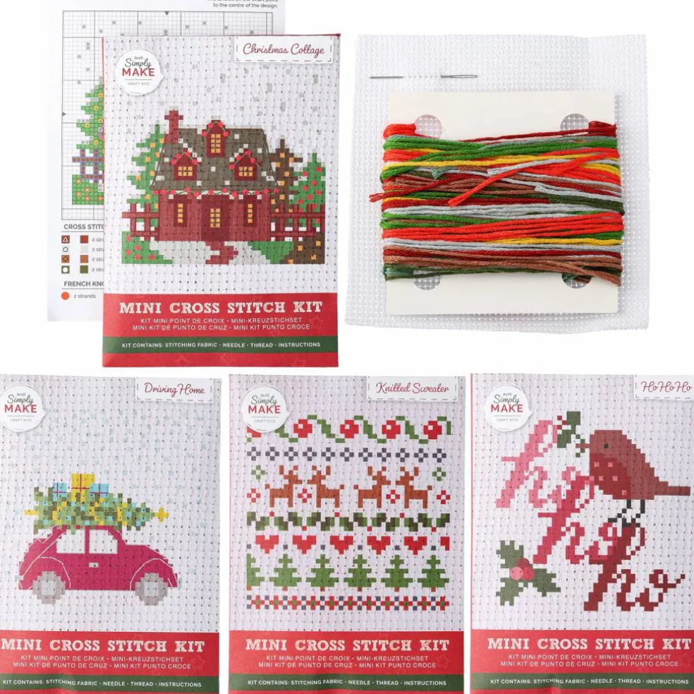 Korsstygnsset Traditionell Jul