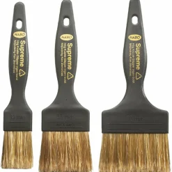 Lackpenselset syntet 3-pack