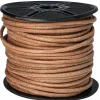 Läderrem 4 mm nat 25 m