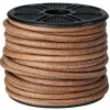 Läderrem 4 mm nat 10 m
