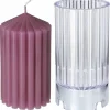 Ljusform Räfflad Cylinder 13 cm