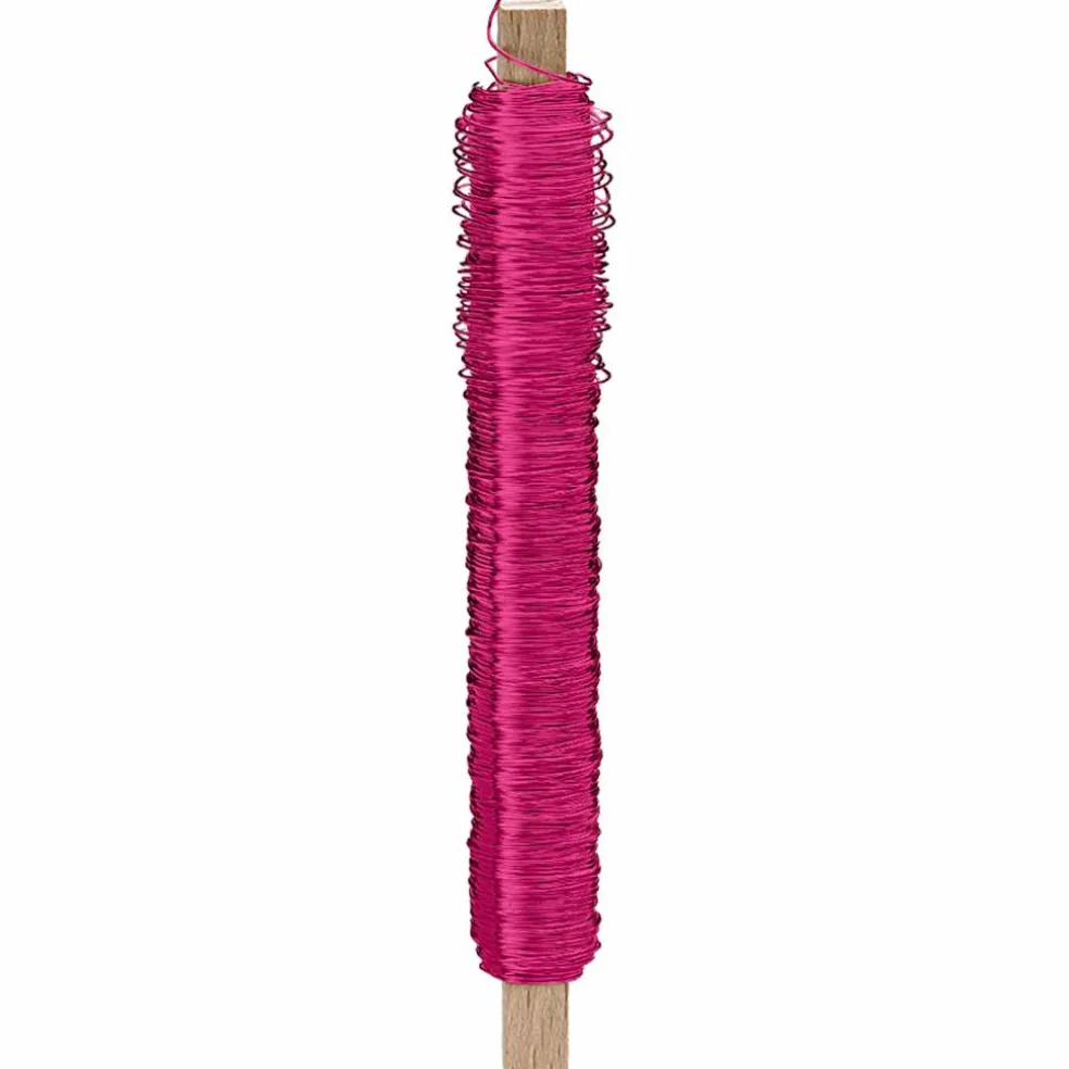 Metalltråd 0,5 mm 50 m, pink