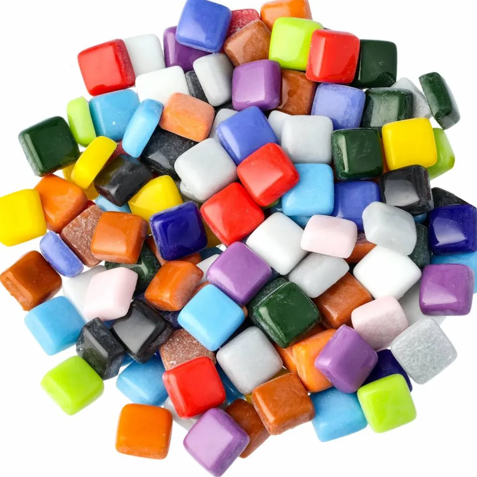 Mosaik, blandade färger