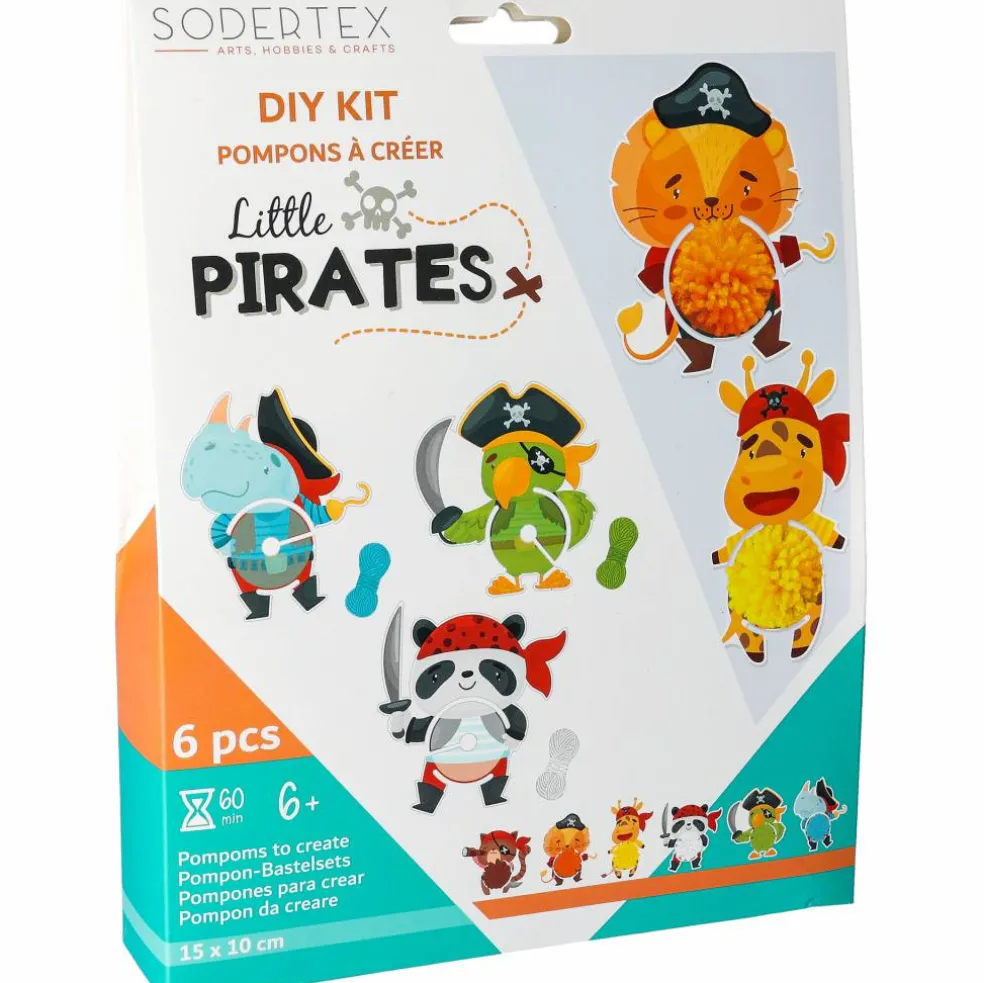 Pom-pom figurer Pirat
