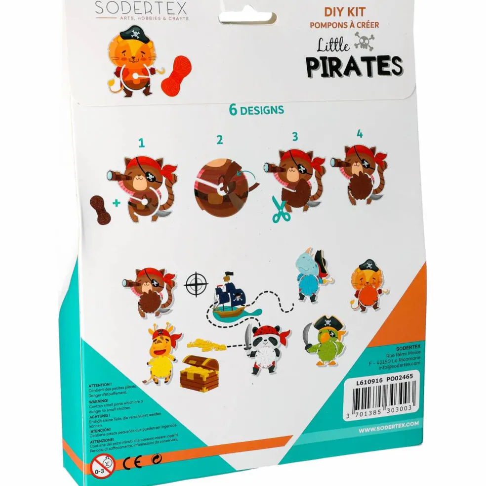 Pom-pom figurer Pirat