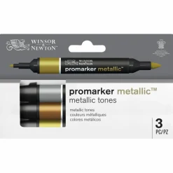 Promarker 3 set, metallic tones