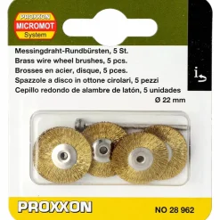 Proxxon stålborste rund mässing