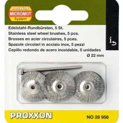 Proxxon stålborste rund RF