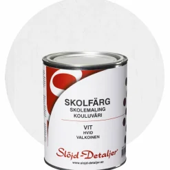 Skolfärg, vit