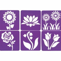 Stencil Blommor
