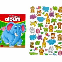 Stickers med album, djur
