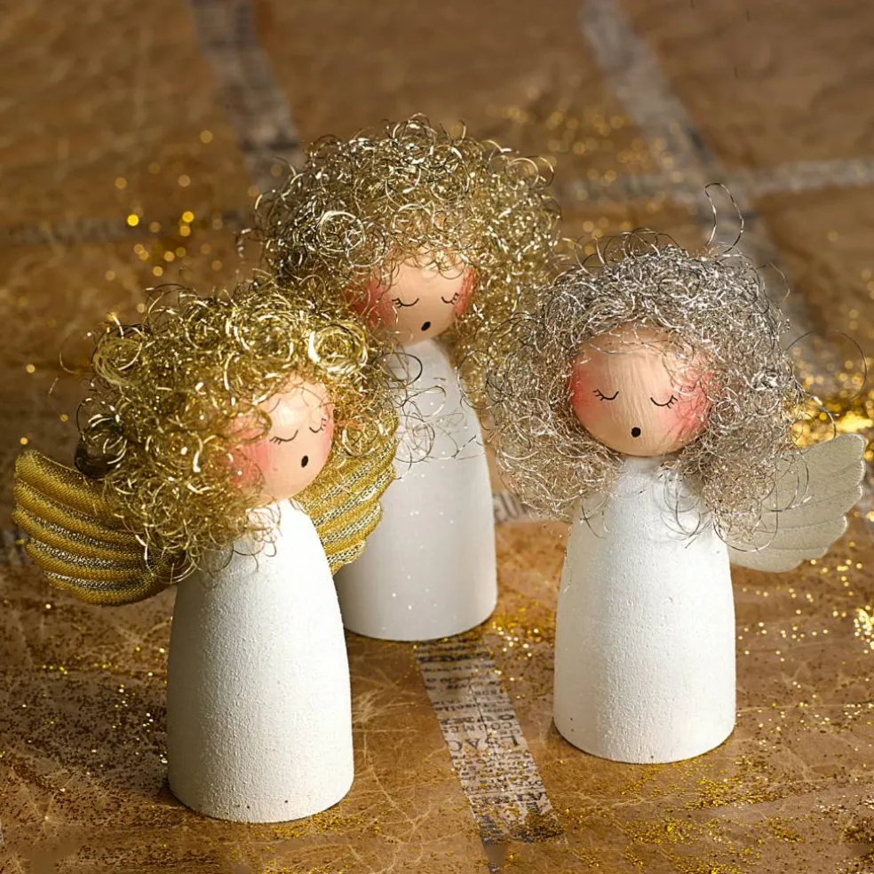 Träfigur 4-pack 100 mm