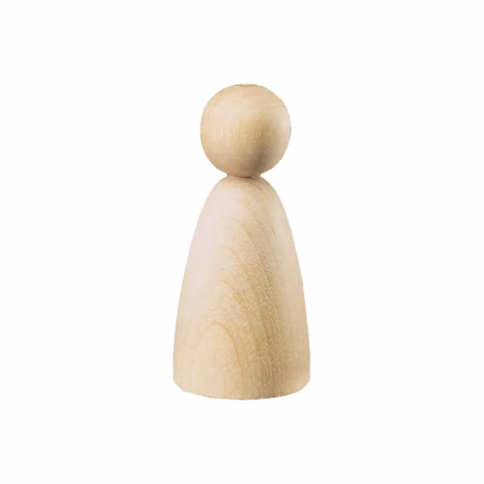Träfigur 4-pack 100 mm
