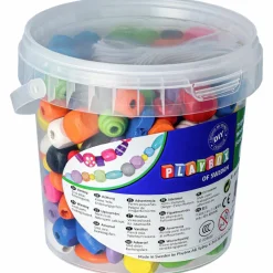 Träpärlor mix, basfärger