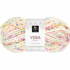 Vera ull/akrylgarn, puder mix