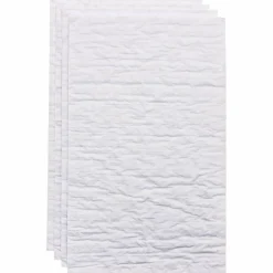Våffelpapper Vita
