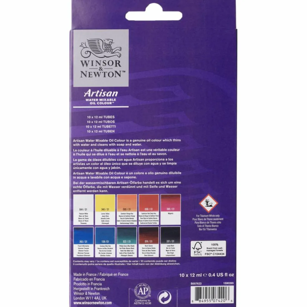Winsor & Newton Vattenlösligt oljefärgset