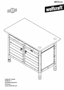Wolfcraft Wolfcraft Arbetsbänk WSS 620